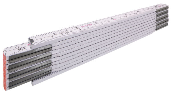 STABILA Gliedermaßstab 2 m (78") cm/inch-Skala Holz Type 1607
