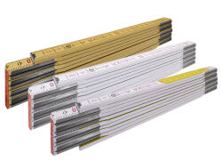 STABILA Gliedermaßstab 2 m (78") cm/inch-Skala Holz Type 1607