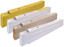 STABILA Gliedermaßstab 2 m Holz Type 1407 Weiß