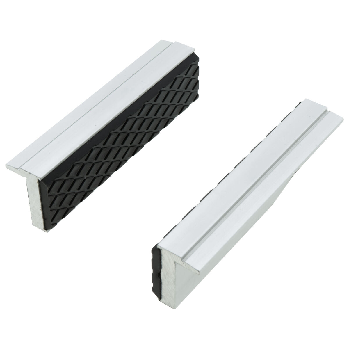der kleine Handwerker 2 X Magnetische Schraubstock Schutzbacken 100mm Gummiert