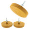 3 x Radierscheibe 85mm Gelb – Folienradierer mit 6mm Schaft Spar-Set