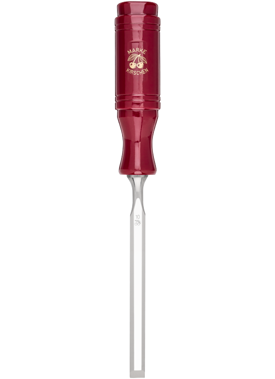 KIRSCHEN Stechbeitel mit Kunststoffheft 10 mm Retrodesign 1003010 | Gravur möglich