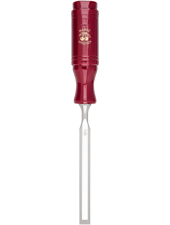 KIRSCHEN Stechbeitel mit Kunststoffheft 12 mm Retrodesign 1003012 | Gravur möglich