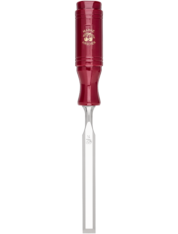KIRSCHEN Stechbeitel mit Kunststoffheft 14 mm Retrodesign 1003014 | Gravur möglich