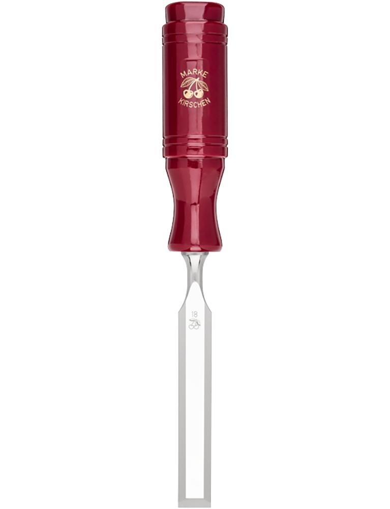 KIRSCHEN Stechbeitel mit Kunststoffheft 18 mm Retrodesign 1003018 | Gravur möglich