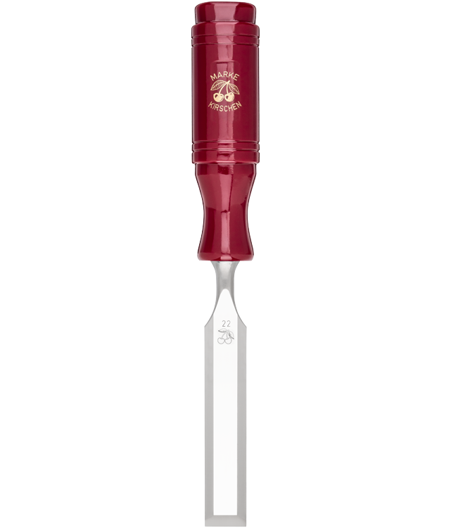KIRSCHEN Stechbeitel mit Kunststoffheft 22 mm Retrodesign 1003022 | Gravur möglich