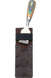 KIRSCHEN W.I.N.A.C. Kurzbeitel in Lederholster 35 mm mit Skateboardheft 1155000 | Gravur möglich