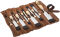 KIRSCHEN Stechbeitelsatz in Ledertasche 12-tlg. 2-4-6-10-12-16-20-24-26-30-40-50 mm 1191002