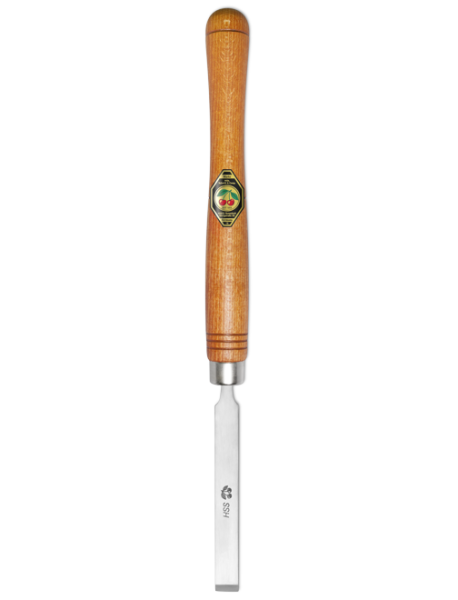 KIRSCHEN HSS-Drechslerbeitel mit Weißbuchenheft Flachmeißel 12 mm 1565012