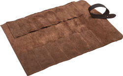 KIRSCHEN Veloursleder-Rolltasche leer für...