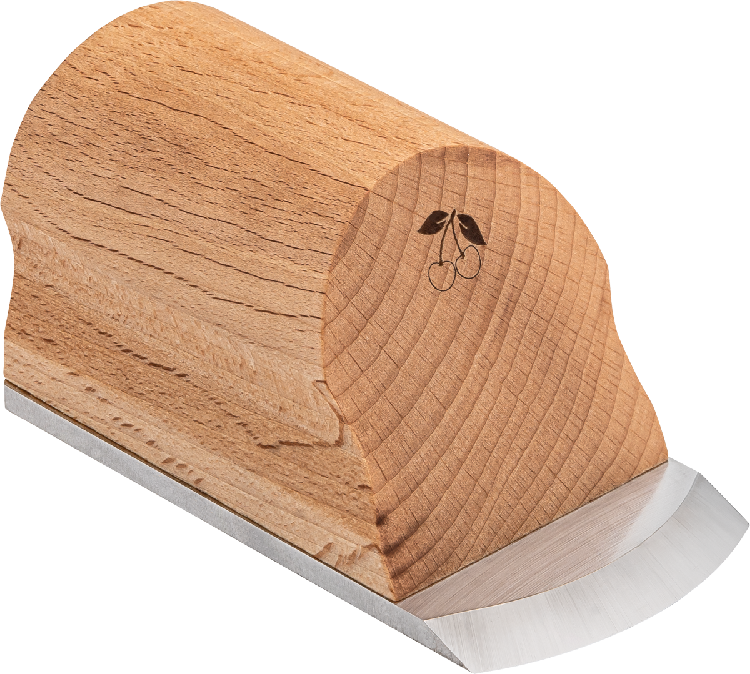KIRSCHEN Handhobel Flatfix 95x50x45 mm | Runde Schneide 3809000 | Gravur möglich