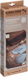 KIRSCHEN Ziehklingensatz 4-teilig in Veloursleder-Tasche inkl. Ziehklingenstahl 3824001