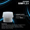 HALDER SIMPLEX Plusbox Standfuß Ø 80 mm Superplastik / Gummi + Cuttermesser