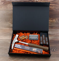 PICARD Geschenkbox Latthammer 298 geraut mit Gravur | Exklusives Handwerker Geschenk zu Weihnachten, Geburtstag & Jubiläum