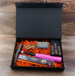 PICARD Geschenkbox Pinker Latthammer 626M mit Gravur | Exklusives Handwerker Geschenk zu Weihnachten, Geburtstag & Jubiläum