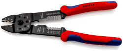 KNIPEX 97 21 215 Crimpzange für isolierte Kabelschuhe & Kabelverbinder 0,5 — 6,0 mm²