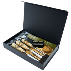 KIRSCHEN Geschenkbox Stechbeitel 3er Set mit Gravur inkl....