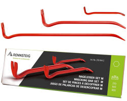 Rennsteig Profi Nageleisen Set M 270-500-800mm