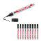 10 x edding 3000 Permanentmarker schwarz im Set