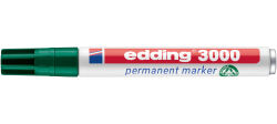 5 x edding 3000 Permanentmarker grün im Set