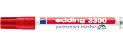 5 x edding 3300 Permanentmarker rot im Set