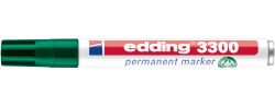 5 x edding 3300 Permanentmarker grün im Set