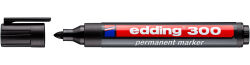 5 x edding 300 Permanentmarker schwarz im Set