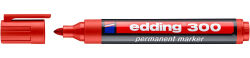 5 x edding 300 Permanentmarker rot im Set