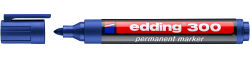 5 x edding 300 Permanentmarker blau im Set