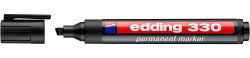 5 x edding 330 Permanentmarker schwarz im Set