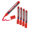 5 x edding 330 Permanentmarker rot im Set