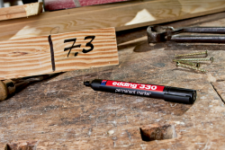 5 x edding 330 Permanentmarker blau im Set