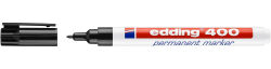 5 x edding 400 Permanentmarker Schwarz im Set