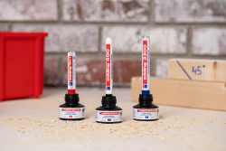 5 x edding 400 Permanentmarker blau im Set
