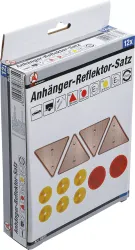 Anhänger Reflektor-Satz – 12-teiliges Rückstrahler Set für PKW-Anhänger & Trailer
