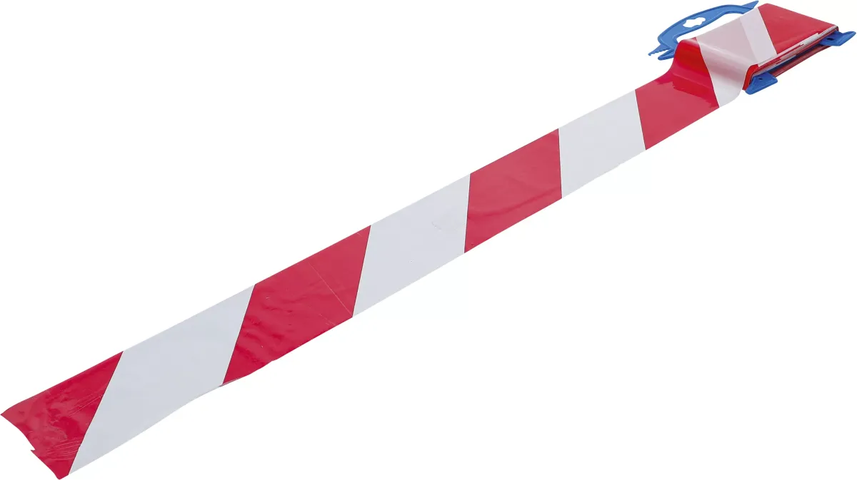 Absperrband 80 mm × 50 m – Rot / Weiß Warn- & Markierungsband