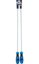 BGS 745538 Schraubendreher-Satz extra lang – Schlitz 6 mm & Kreuzschlitz PH2