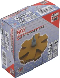 BGS 6654 Folienradierer WAVE – Aufkleber- & Klebereste-Entferner Ø 88 mm