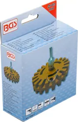 BGS 3999-2 Folienradierer mit Lamellen – Aufkleberentferner Ø 100 mm