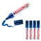 5 x edding 500 Permanentmarker blau im Set