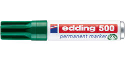 5 x edding 500 Permanentmarker grün im Set