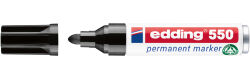 5 x edding 550 Permanentmarker Schwarz im Set