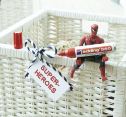 5 x edding 550 Permanentmarker rot im Set