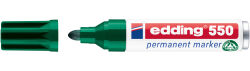 5 x edding 550 Permanentmarker grün im Set