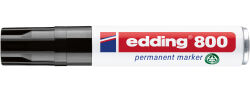 5 x edding 800 Permanentmarker Schwarz im Set