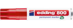 5 x edding 800 Permanentmarker rot im Set