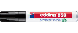 5 x edding 850 Permanentmarker Schwarz im Set
