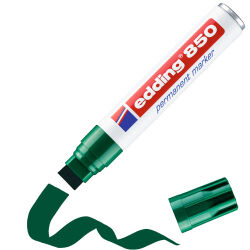 5 x edding 850 Permanentmarker grün im Set