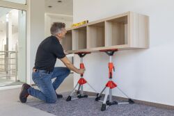 BESSEY Montageset 1 - 2x Deckenstütze STE55 40-55cm + 2x Stativ STE-KBS + 2x Deckenstativ STE-DS STE55-SET