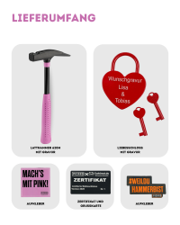 PICARD Geschenkbox Valentinstag Latthammer Pink Edition +...